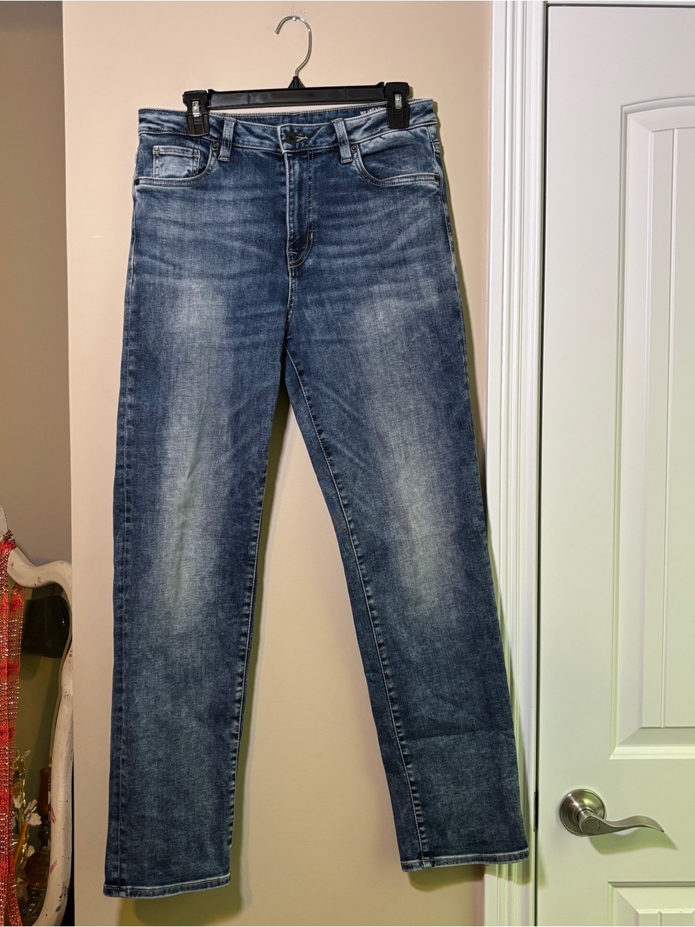 Buffalo David Bitton Women's Straight Jeans in Medium Blue Wash
